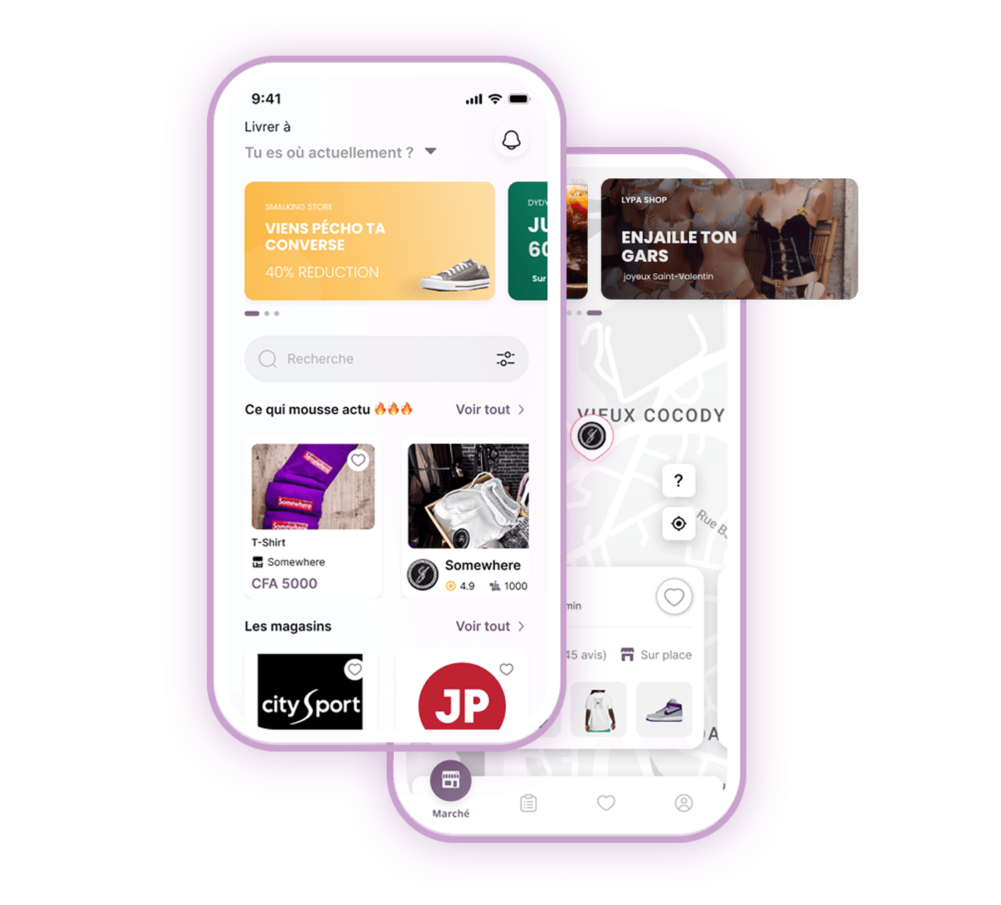 Interface Acheteur DjassApp