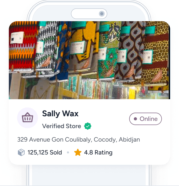 Verified Sally Wax shop shown online